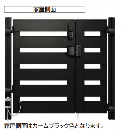 YKK APの「〔ピタットKey システム〕電気錠付 ルシアス 門扉シリーズ W02型 【2022年版】」のサブ画像1