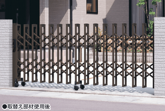 三協アルミの「カーテンゲート取替え用柱」