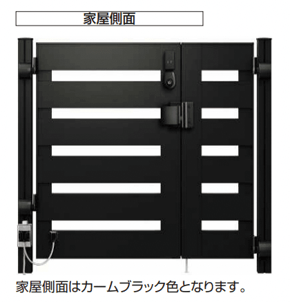 YKK APの「〔ピタットKey システム〕電気錠付 ルシアス 門扉シリーズ W01型【2024年版】」のサブ画像1