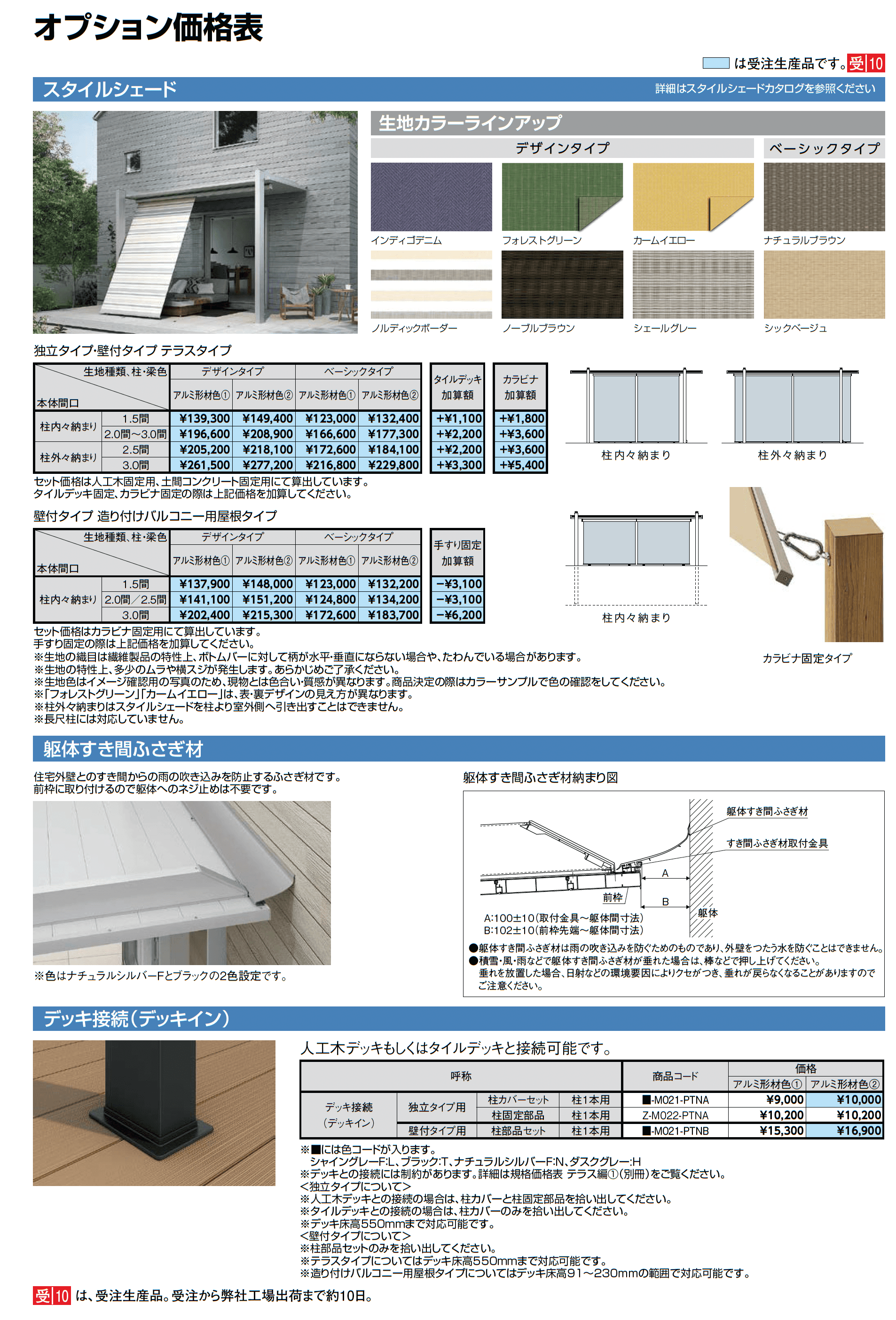 テラスSC 壁付タイプ_価格_3