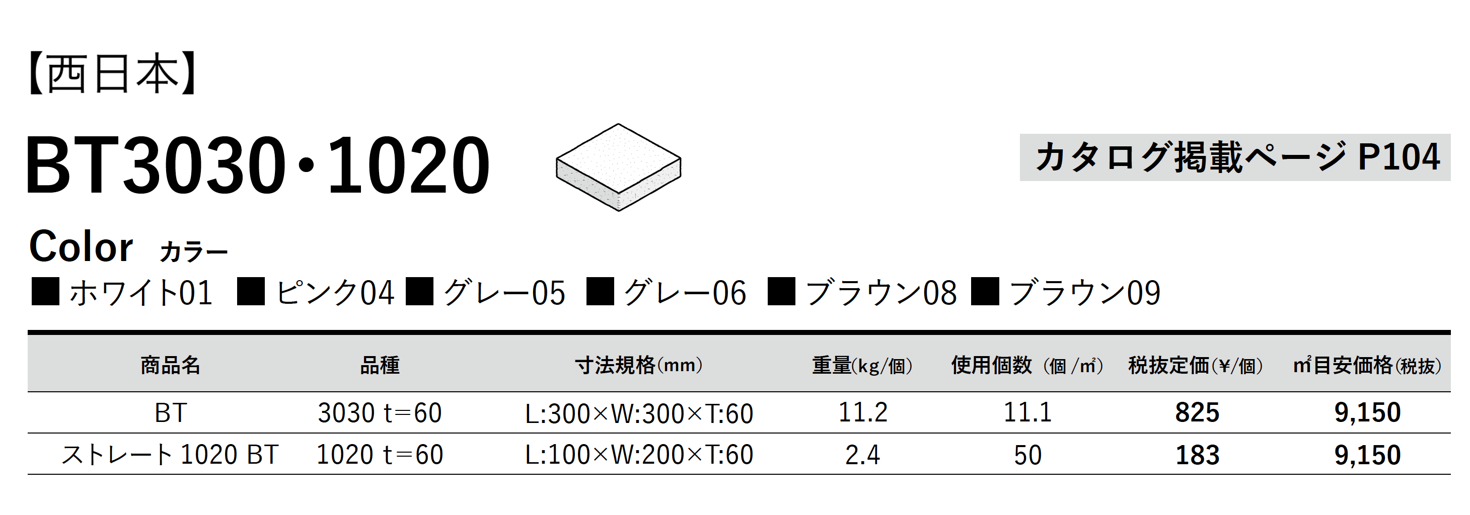 BT 3030・1020_価格_2