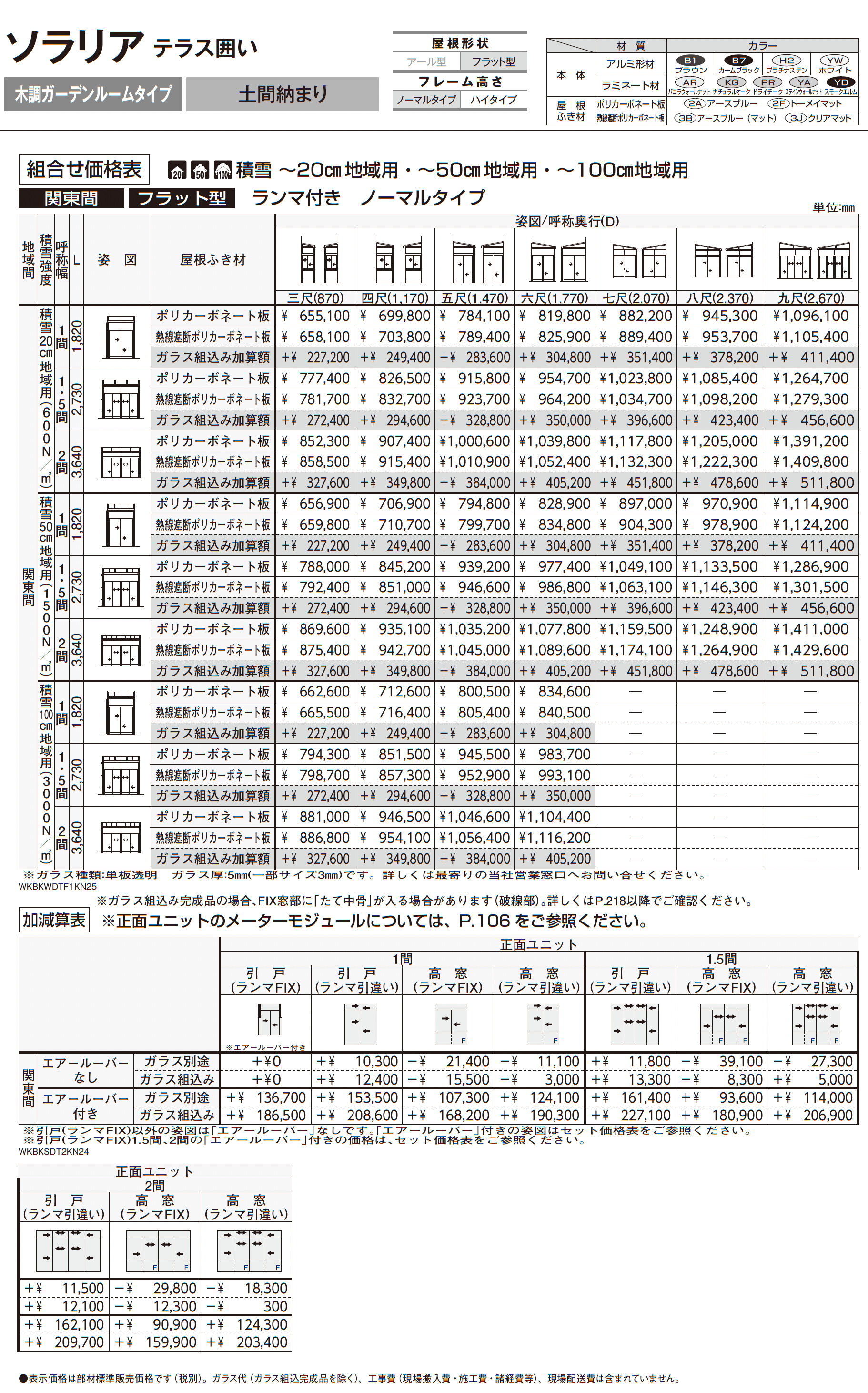 ソラリア テラス囲い 木調ガーデンルームタイプ 土間納まり_価格_3