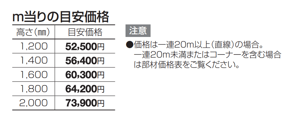 05・06:2段柱(傾斜地対応)【2023年版】_価格_1