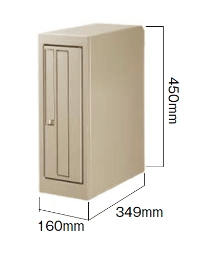 LIXILの「エクスポスト フラット縦型ポスト【2023年版】」