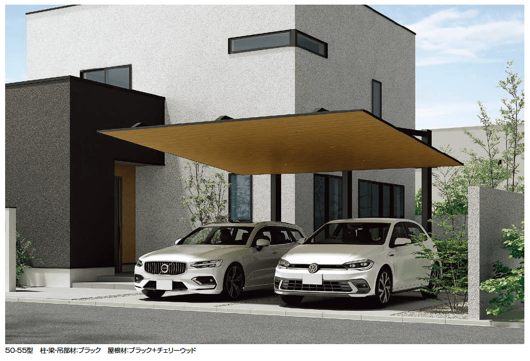 LIXILの「カーポートSC 後方支持 2台用【2023年版】」