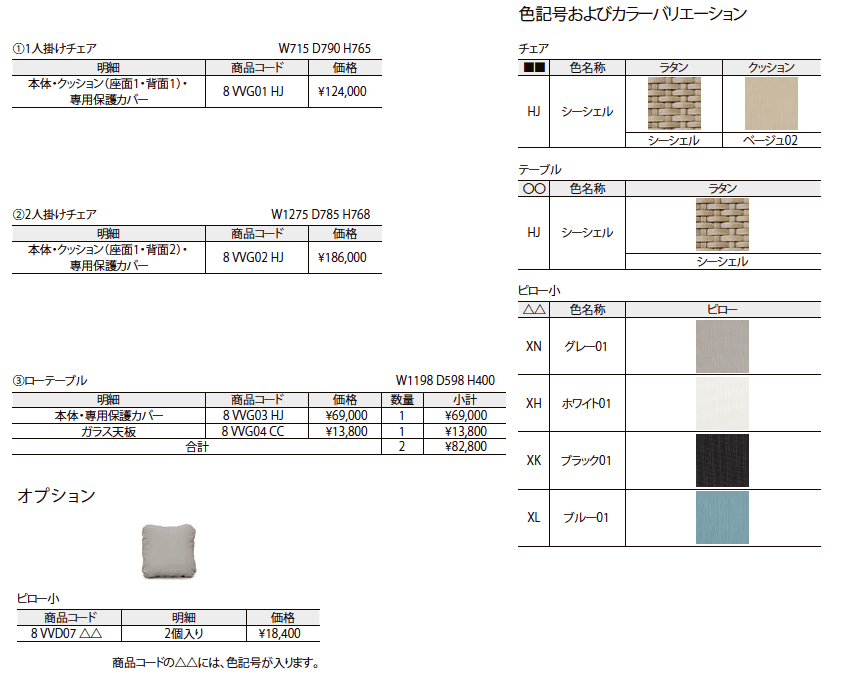 ガーデンファニチャー TYPE 008【2023年版】_価格_1