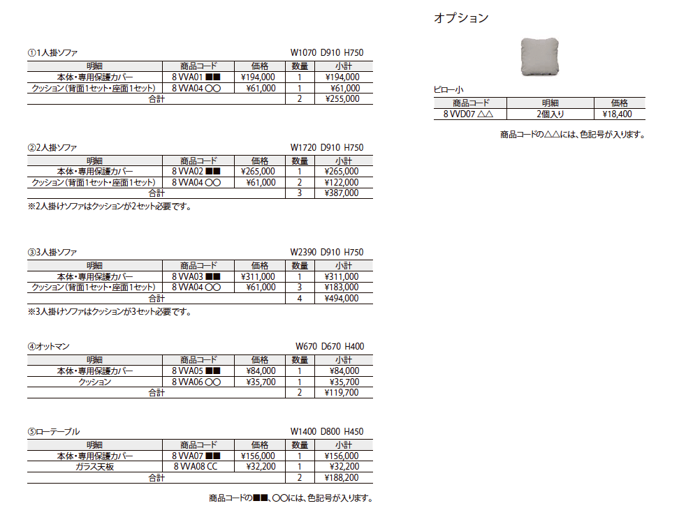 ガーデンファニチャー TYPE 001【2023年版】_価格_1