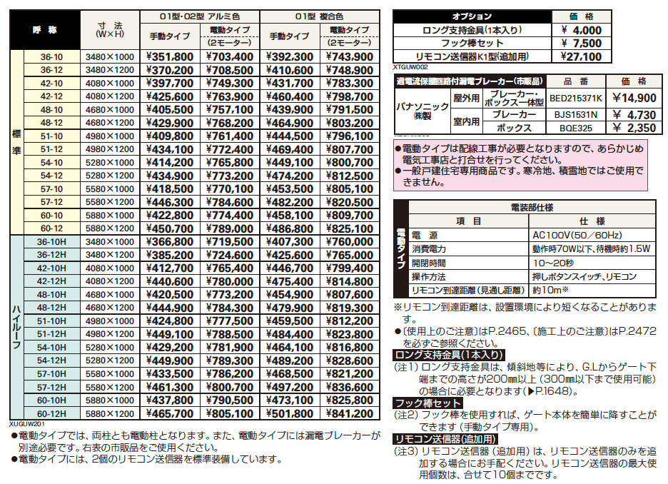 ルシアス アップゲート ワイド01型手動タイプ電動タイプ【2023年版】_価格_1