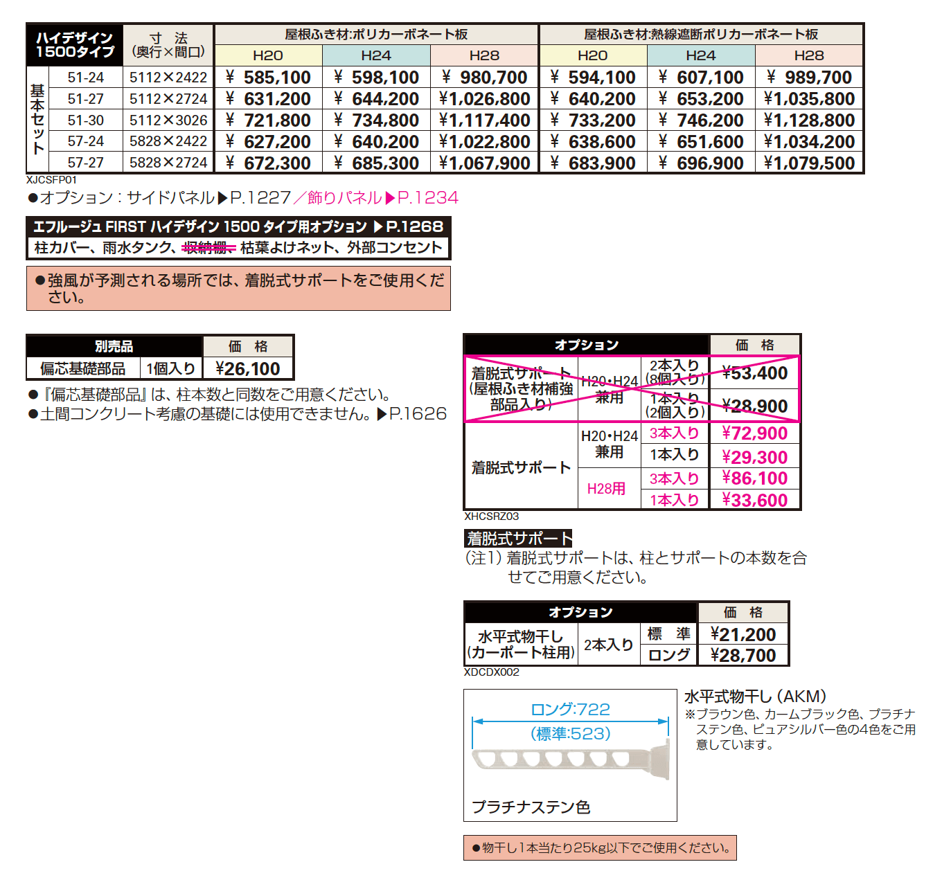 エフルージュ FIRST ハイデザイン 1500タイプ【2023年版】_価格_1