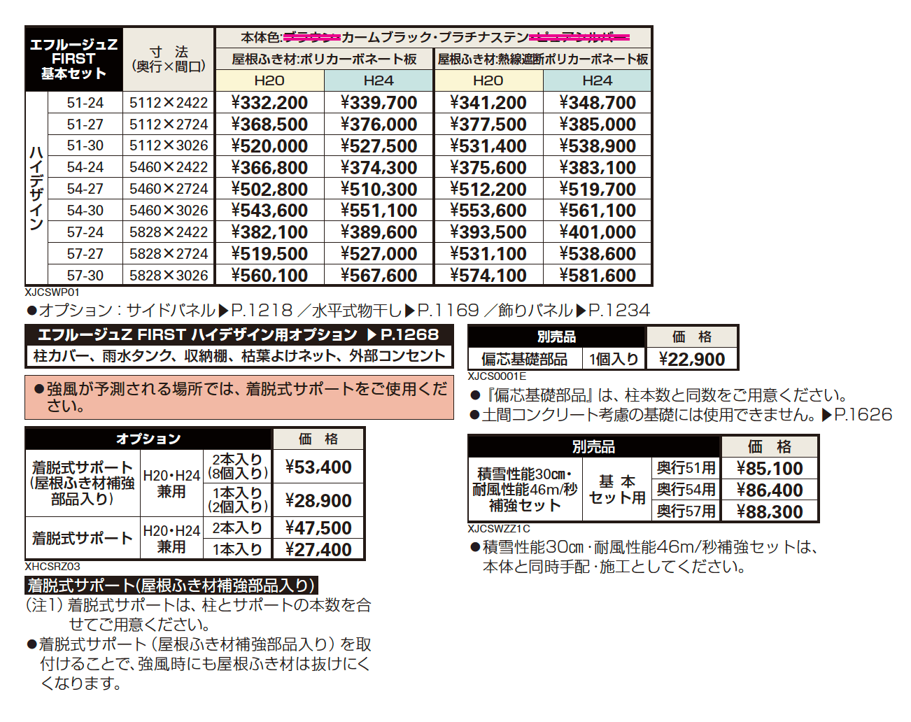 エフルージュZ FIRST ハイデザイン 750タイプ【2023年版】_価格_1