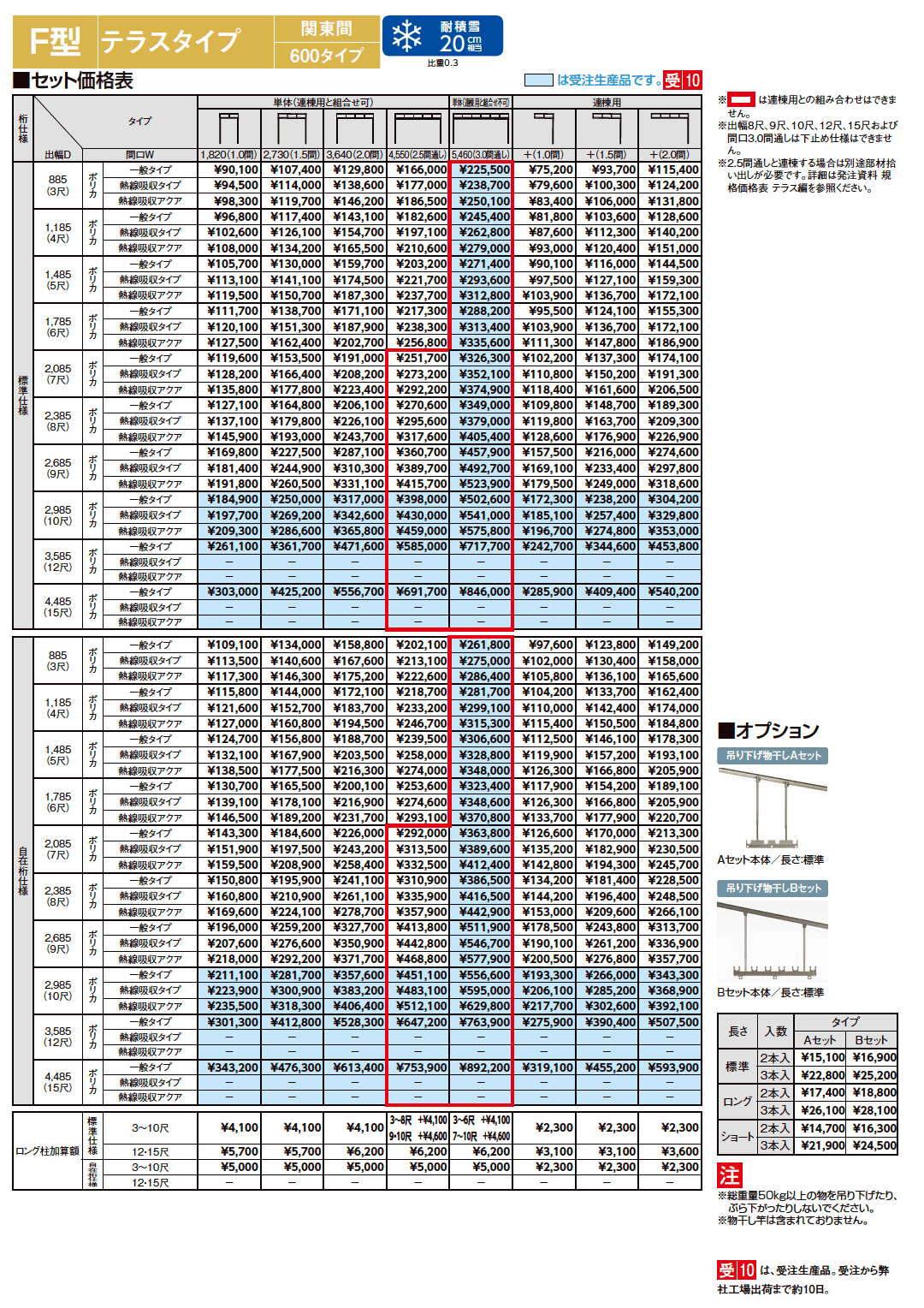 スピーネ F型 テラスタイプ 関東間【2023年版】_価格_3