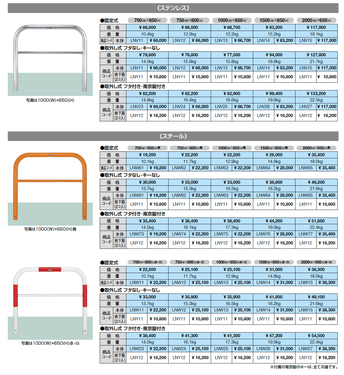 スペースガード(車止め)D60型【2023年版】_価格_1