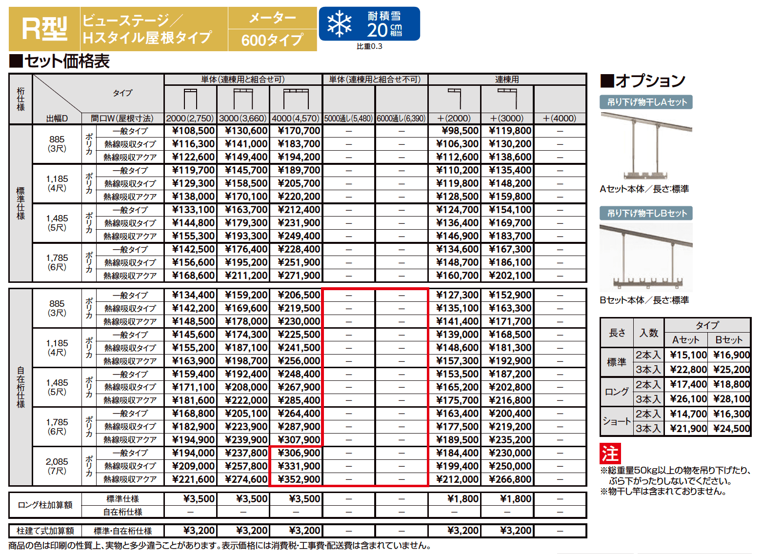 スピーネ R型 ビューステージ/Hスタイル屋根タイプ メーター【2023年版】_価格_1