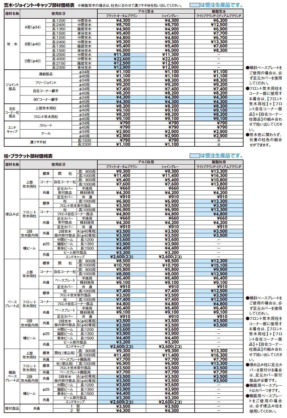 UD手すり 柱納まり【2023年版】_価格_1