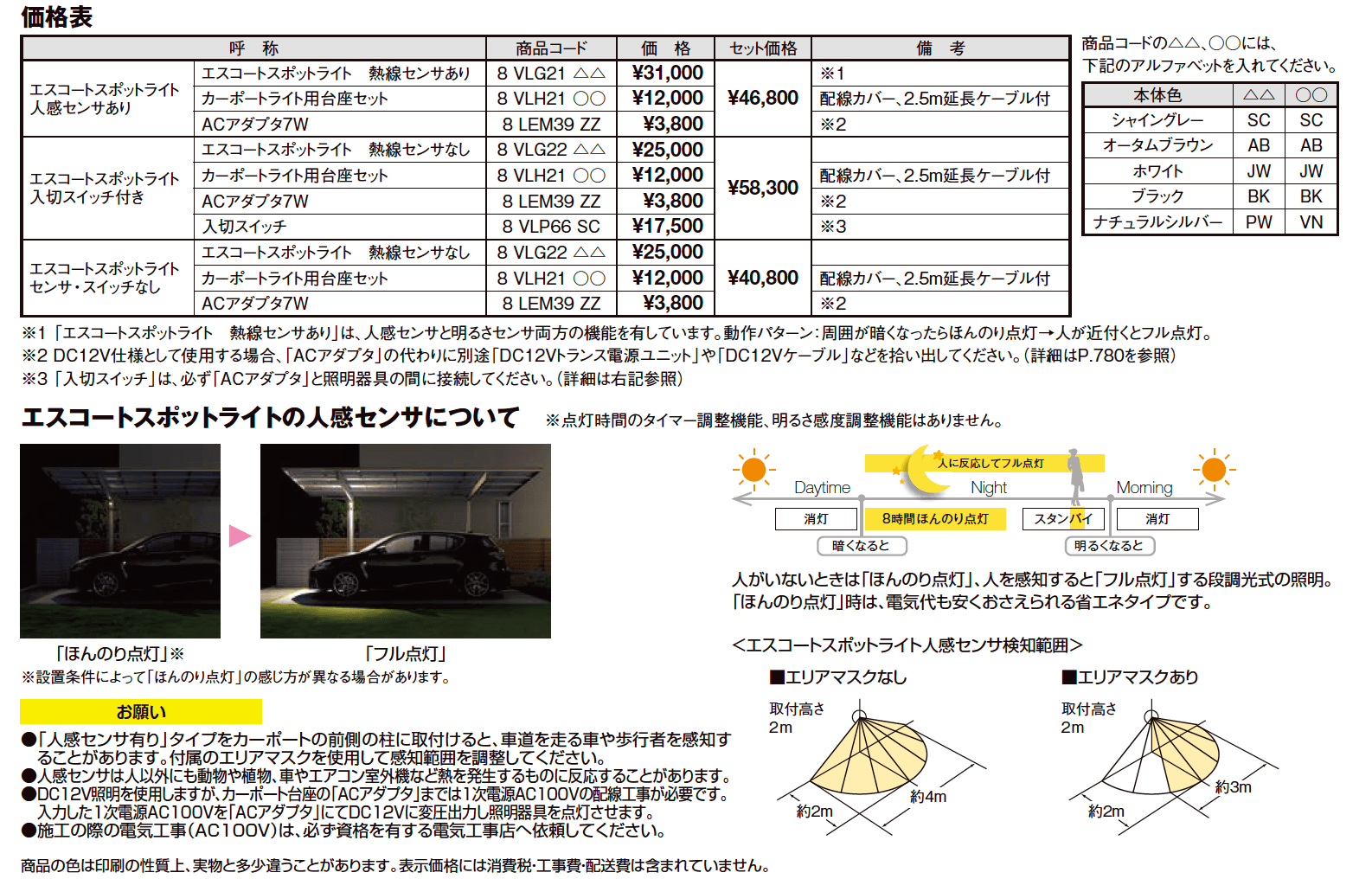 カーポートライト【2023年版】_価格_1