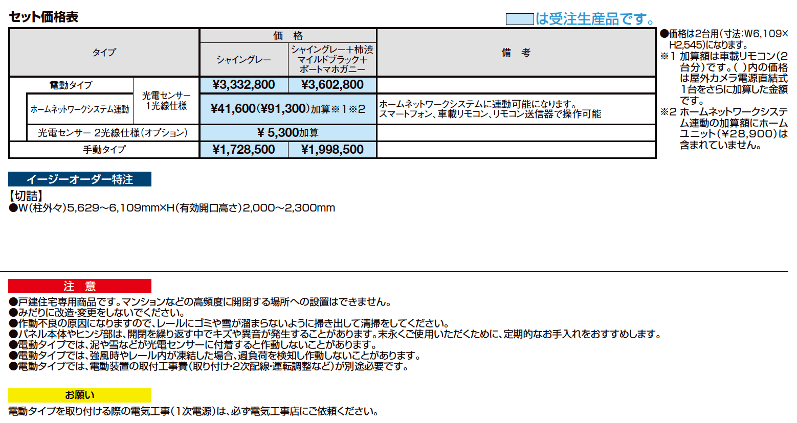プレミエスゲート ワイド SA型【2023年版】_価格_1