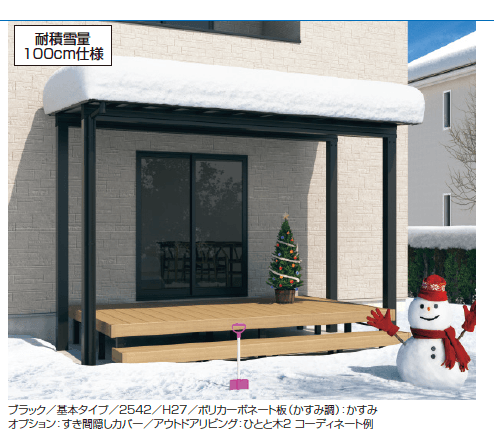 スカイリードZ スタンダードタイプ（マルチルーフタイプ:耐積雪量100cm・150cm仕様:基本）2