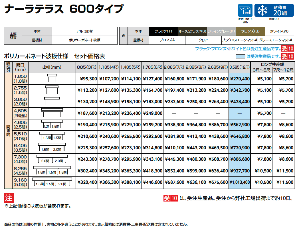 ナーラテラス 関東間【2024年版】_価格_1