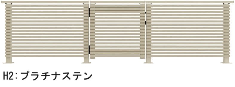 YKK APの「ルシアス デッキ門扉 A03型 横ストライプタイプ」のサブ画像4
