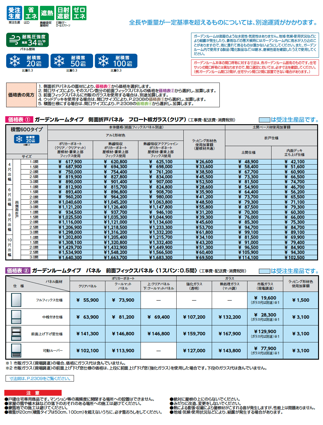 ココマ ガーデンルームタイプ_価格_1