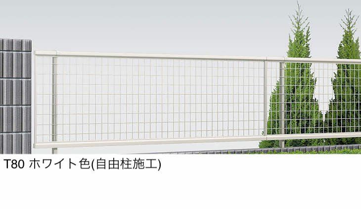 YKK APの「シンプレオ フェンス M2型:たて井桁メッシュ」のサブ画像2