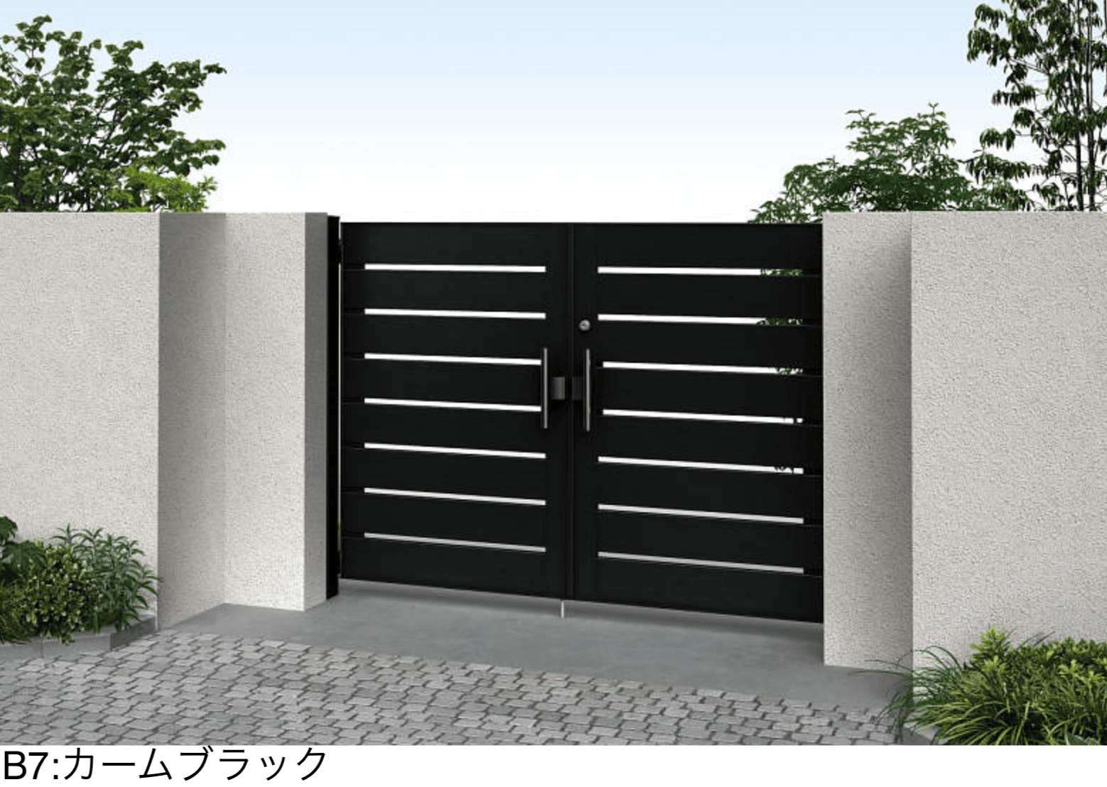 YKK APの「電気錠付共用門扉 ルシアス 門扉 YS4型【2025年6月発売】」