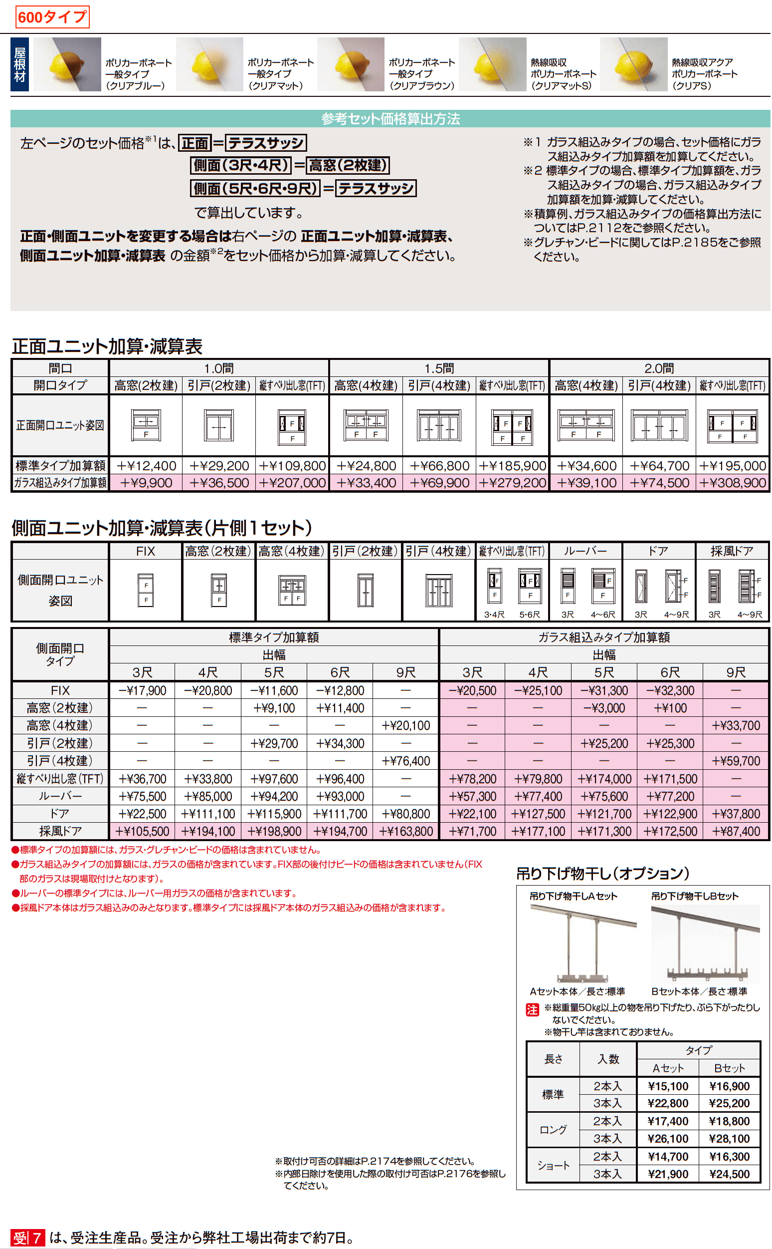 サニージュ F型 土間納まり 関東間【2023年版】_価格_2