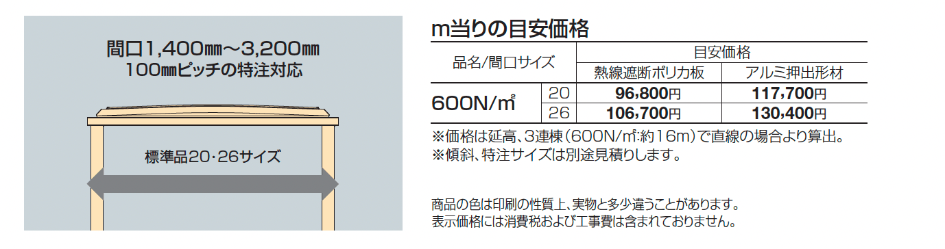 ソリッドルーフFHタイプ 柱間ピッチ5000m【2025年版】_価格_1