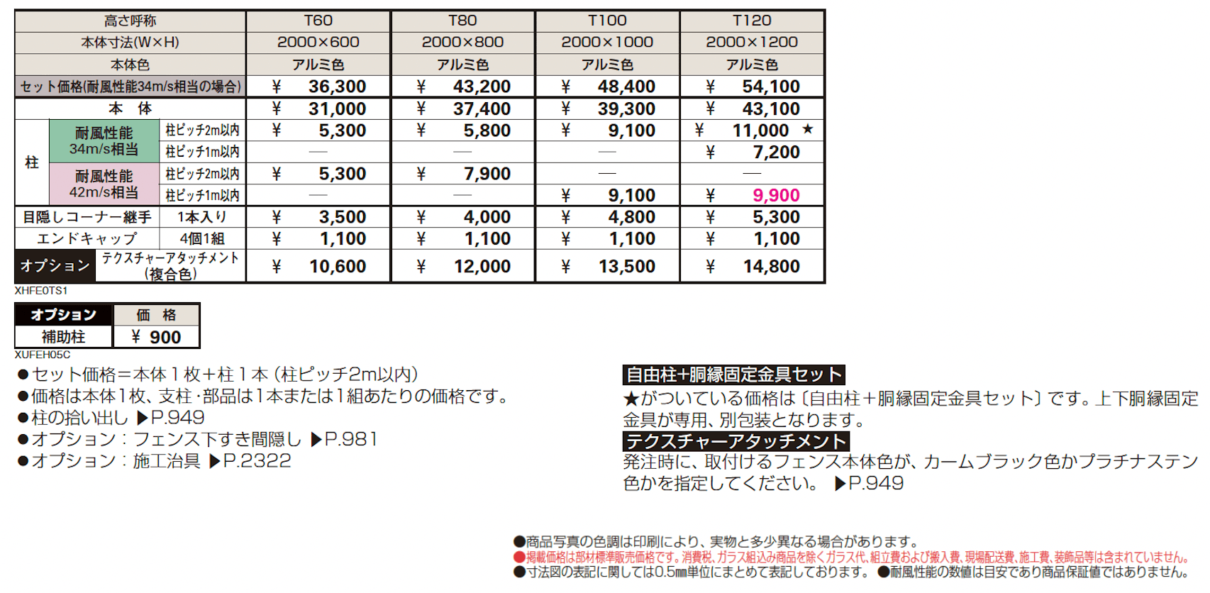 シンプレオ フェンスTS1型 たてスリット【2024.6月発売】_価格_1