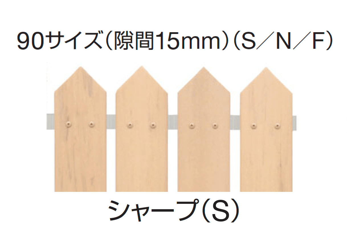 ギャザーの「ボードスタイル門扉(柱2mピッチ用)タイプ2M」のサブ画像2