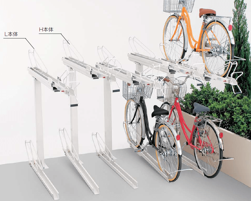 四国化成の「2段式サイクルラック1型」