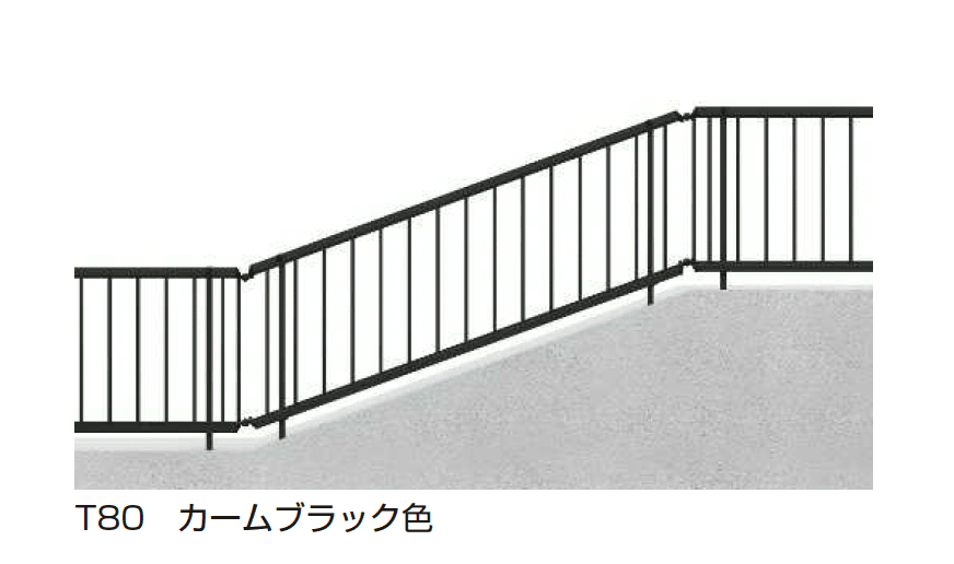 YKK APの「シンプレオ フェンスTK型〈傾斜地用〉たて格子15本【2025年6月発売】【2025年版】」のサブ画像2