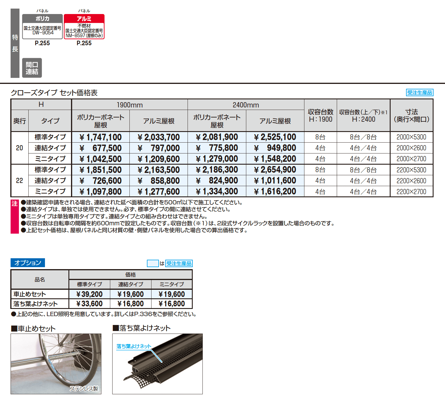 アルフォース クローズタイプ 4500N/㎡_価格_1