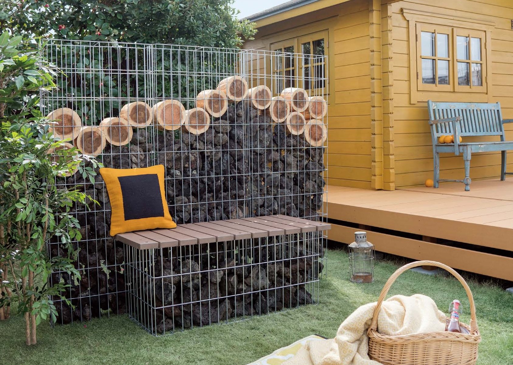 アイランドの「かごウォール」