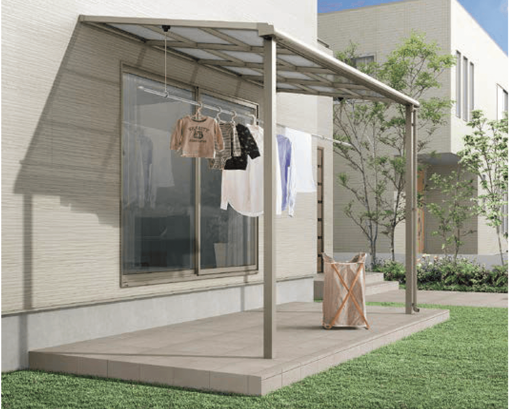 LIXILの「クリーンハンガー(物干し)」