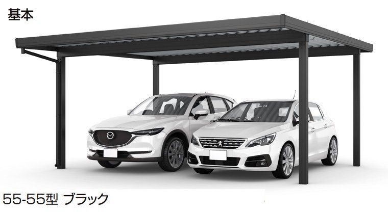 LIXILの「カーポートSW 900タイプ 2台用」のサブ画像2