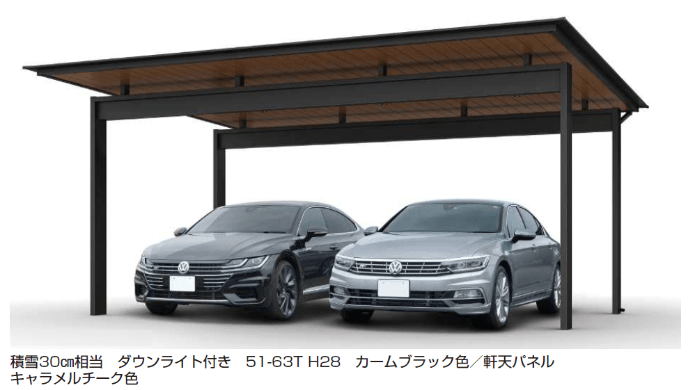 YKK APの「エクスティアラ ルーフ 900タイプ 単体セット(2台用)【2024年版】」
