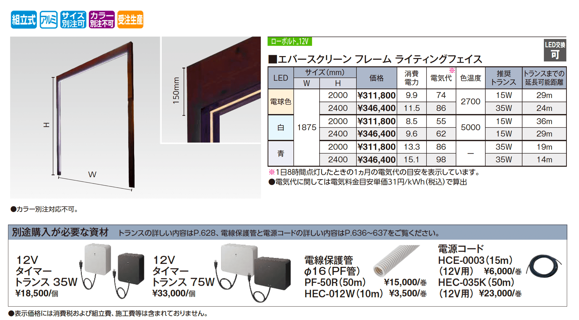 エバースクリーン®︎ フレーム ライティングフェイス【2025年版】_価格_1