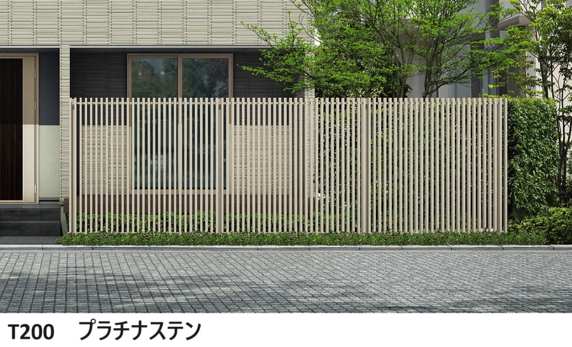 YKK APの「ルシアス スクリーンフェンス S02型 たて格子」のサブ画像2