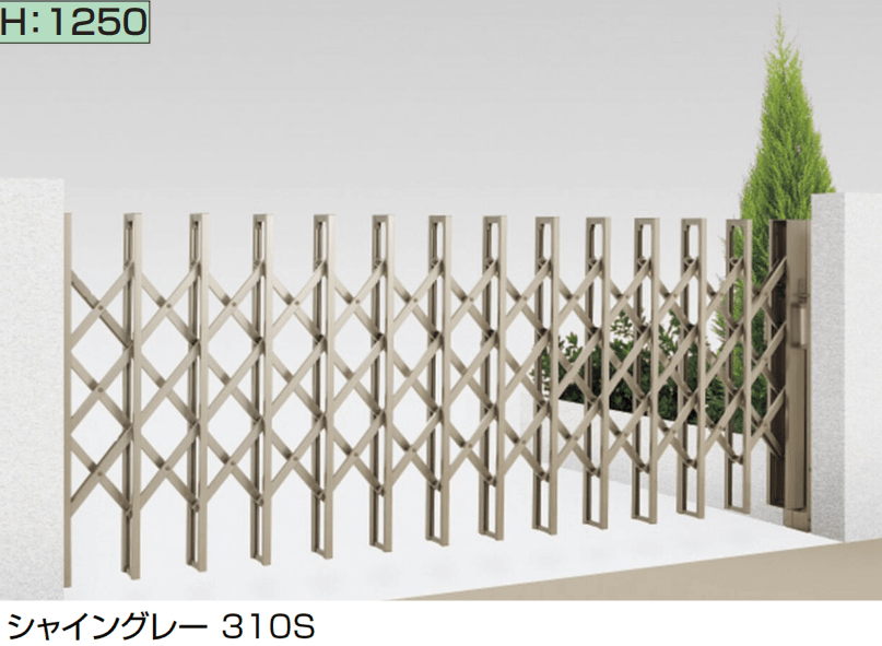 LIXILの「伸縮門扉QA HG型(ハンガータイプ・片開き)」のサブ画像2
