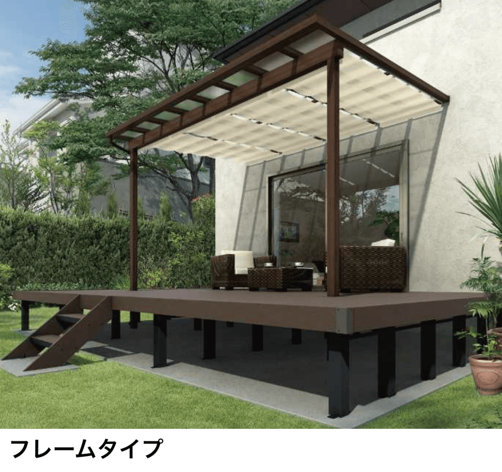 YKK APの「木調テラス屋根・木調バルコニー屋根 サザンテラス【2024年版】」のサブ画像2
