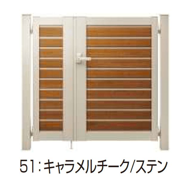 YKK APの「ルシアス 門扉 YM1型 横目隠し【2025年6月発売】」のサブ画像3