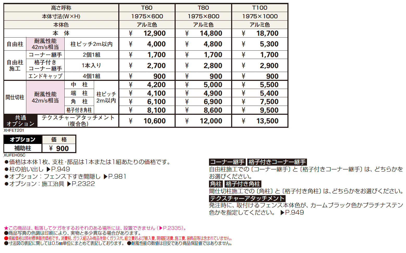 シンプレオ フェンスT2型 たて格子(16本)【2024年版】_価格_1