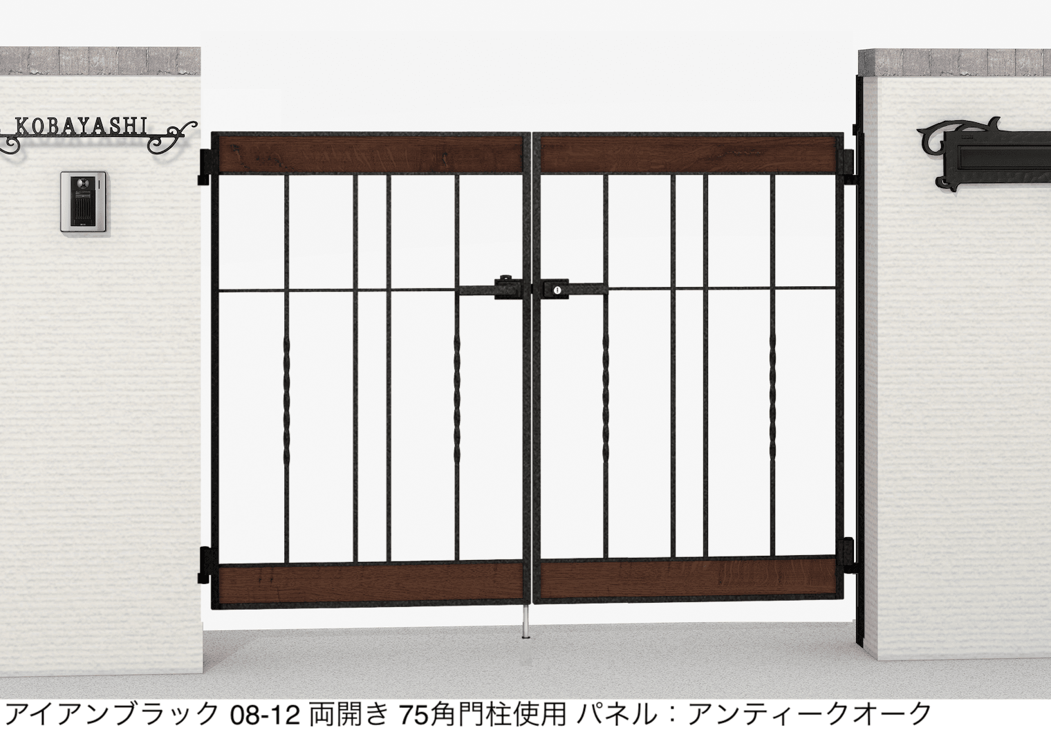 LIXILの「ラフィーネ門扉 5B型」のサブ画像2