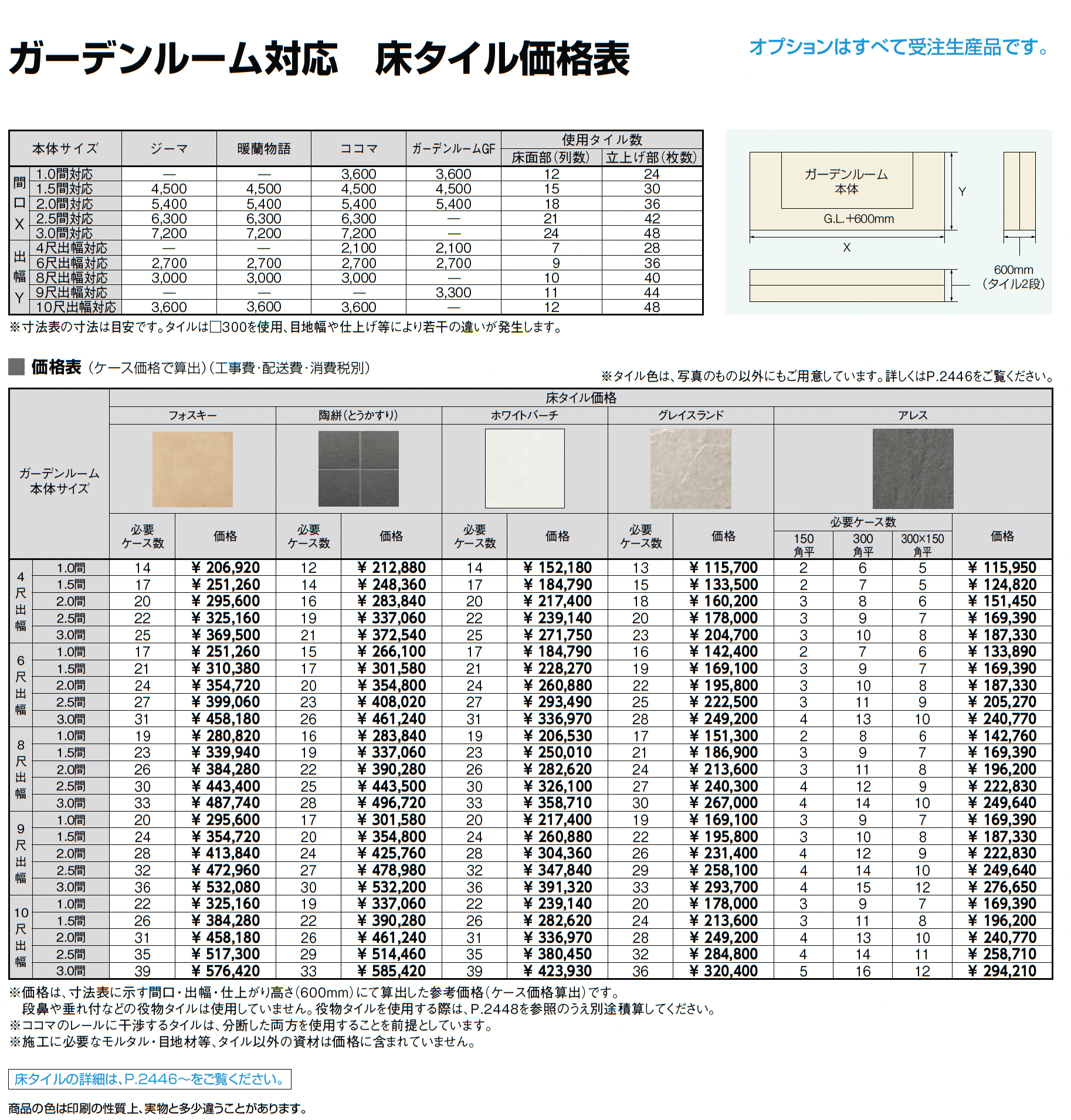 暖蘭物語 〈腰壁タイプ〉スタイルA(フルガラス仕様)_価格_2