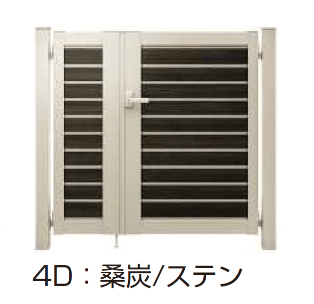 YKK APの「ルシアス 門扉 YM1型 横目隠し【2025年6月発売】」のサブ画像5