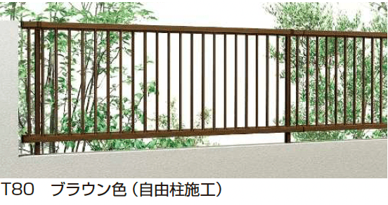 YKK APの「シンプレオ フェンスT1型 たて格子(24本)【2025年6月発売】」のサブ画像1