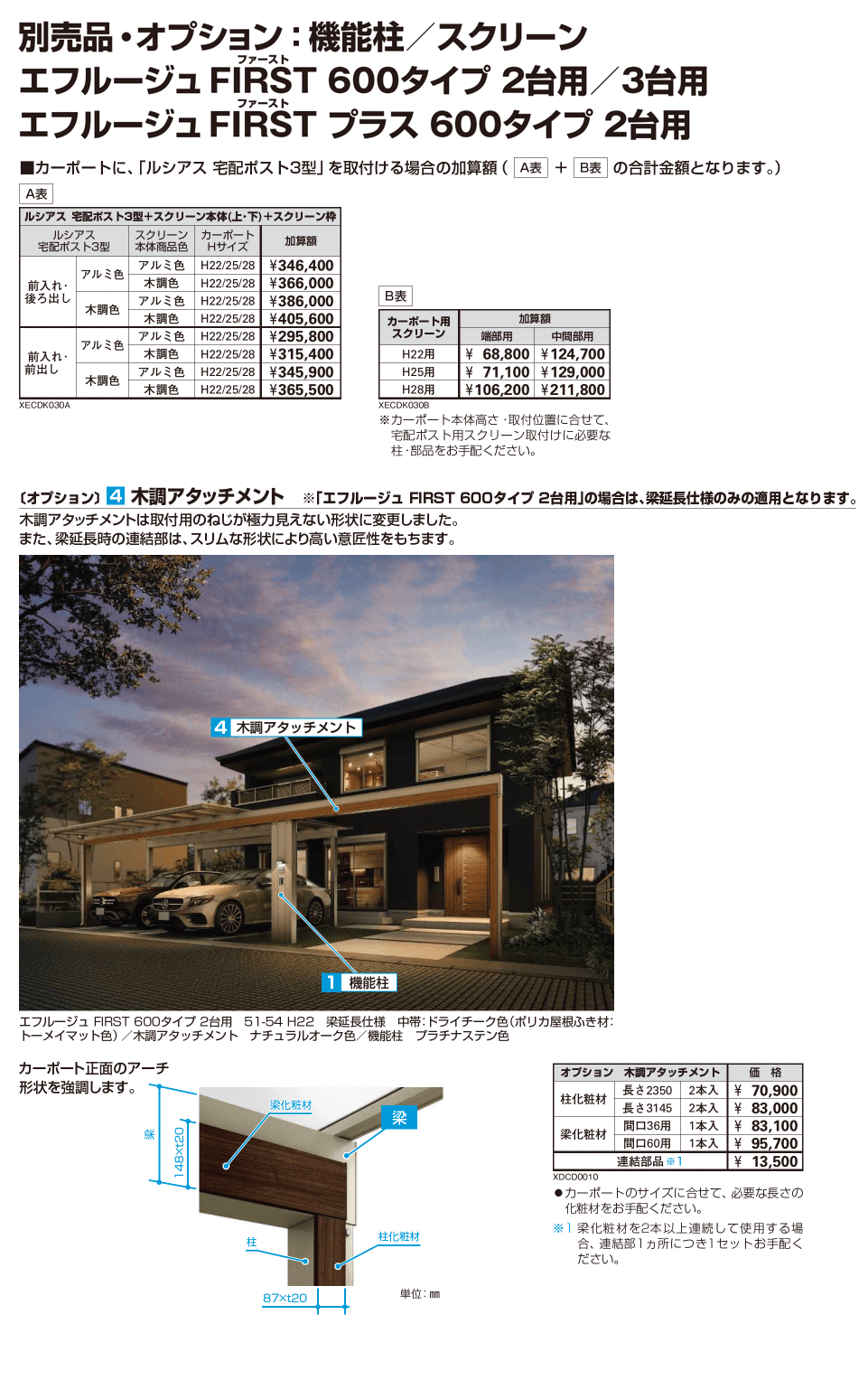 エフルージュ FIRST プラス 600タイプ 2台用(単体)_価格_4