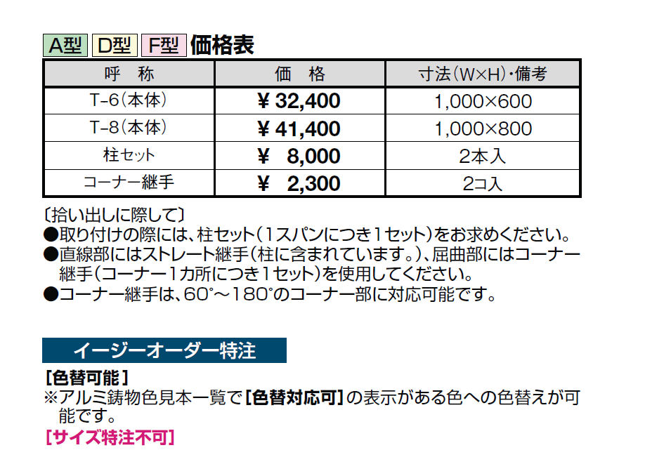 キャスティナ フェンス F型【2024年版】_価格_1