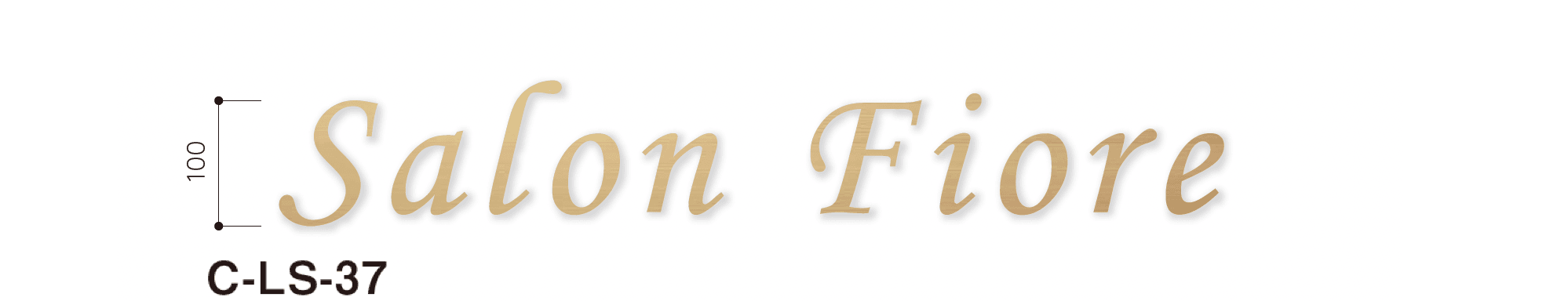 美濃クラフトの「文字サイン【ステンレス切文字】」のサブ画像3